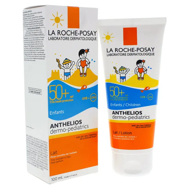 Anthelios Dermo-Pediatrics Lotion SPF 50 by La Roche-Posay for Kids - 3.4 oz Sunscreen