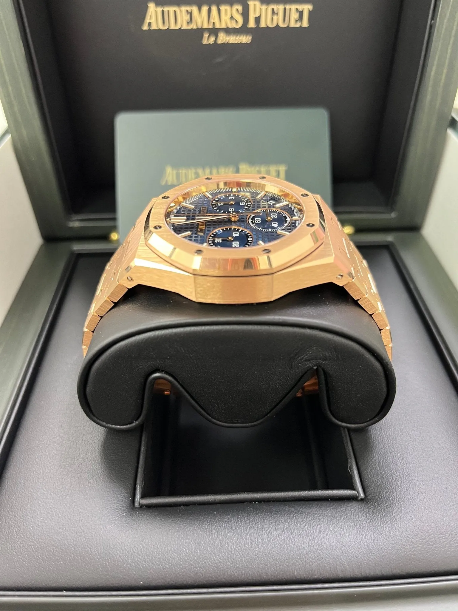 Audemars Piguet ROYAL OAK SELFWINDING CHRONOGRAPH “50TH ANNIVERSARY” Rose Gold Blue Dial REF#26240OR.OO.1320OR.01