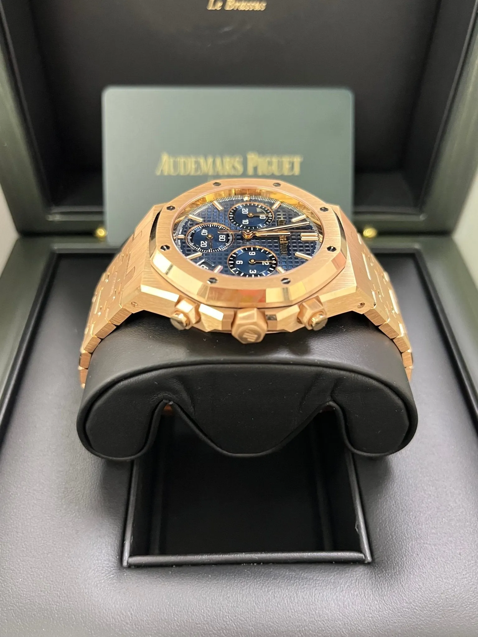 Audemars Piguet ROYAL OAK SELFWINDING CHRONOGRAPH “50TH ANNIVERSARY” Rose Gold Blue Dial REF#26240OR.OO.1320OR.01