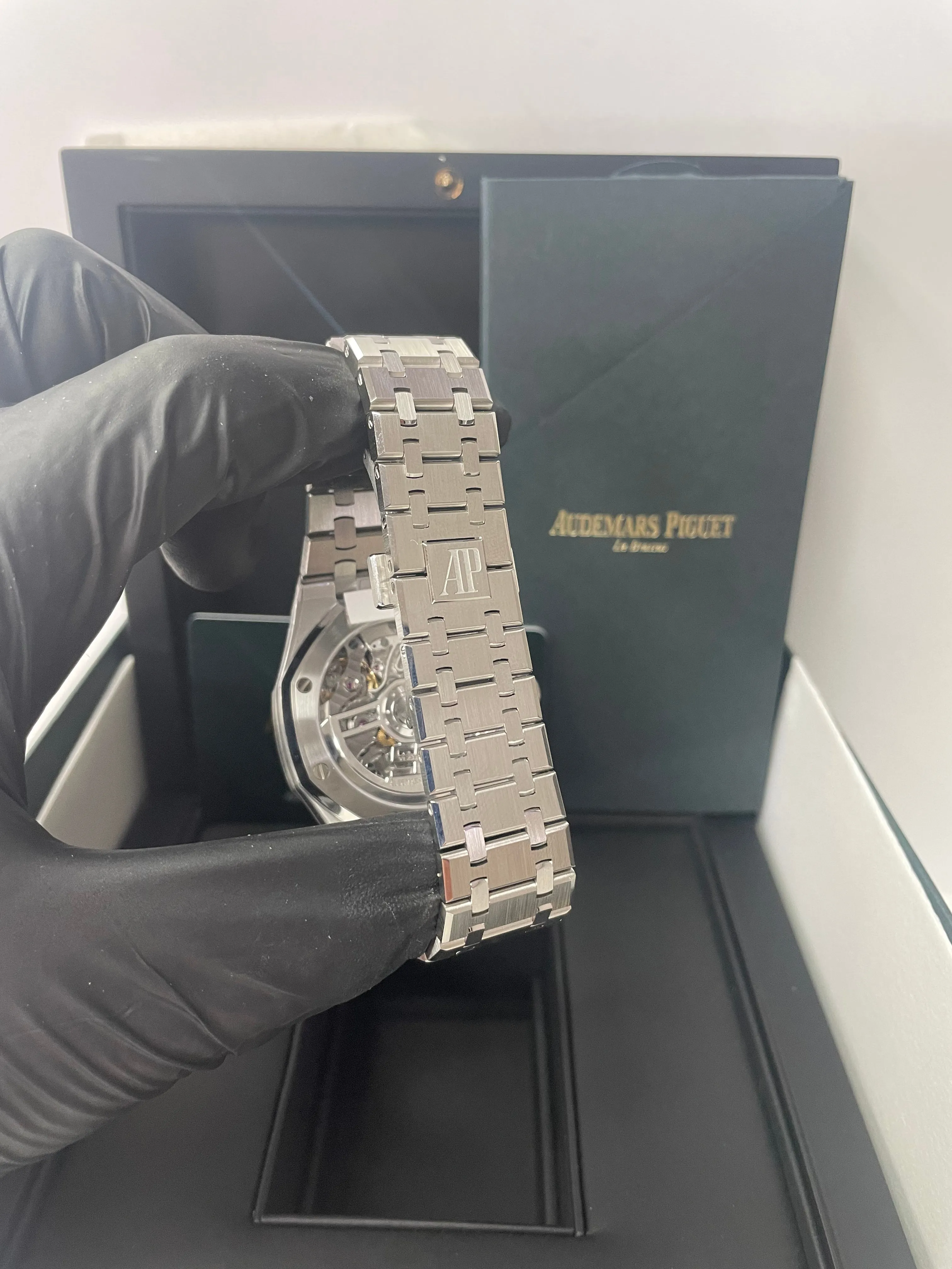 Audemars Piguet ROYAL OAK SELFWINDING CHRONOGRAPH “50TH ANNIVERSARY” STEEL BRACELET BLACK DIAL (Ref # 26240ST.OO.1320ST.02)