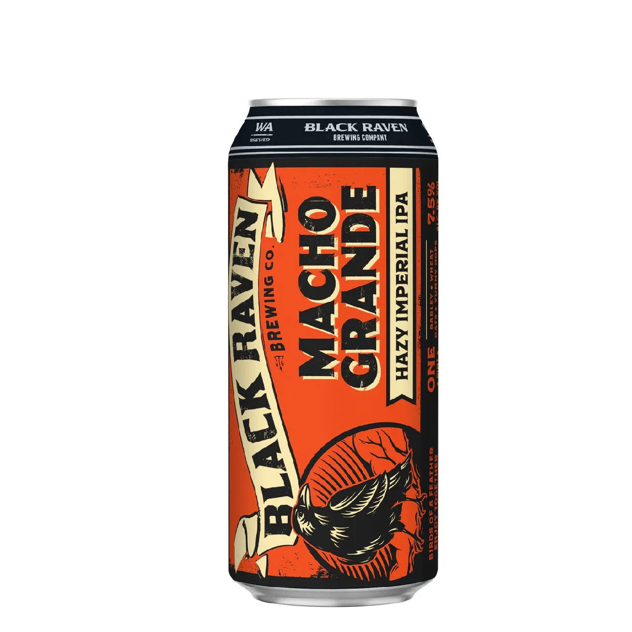 Black Raven Macho Grande Can 473ml