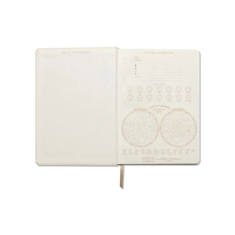 Bookcloth Jumbo Journal - La Lune