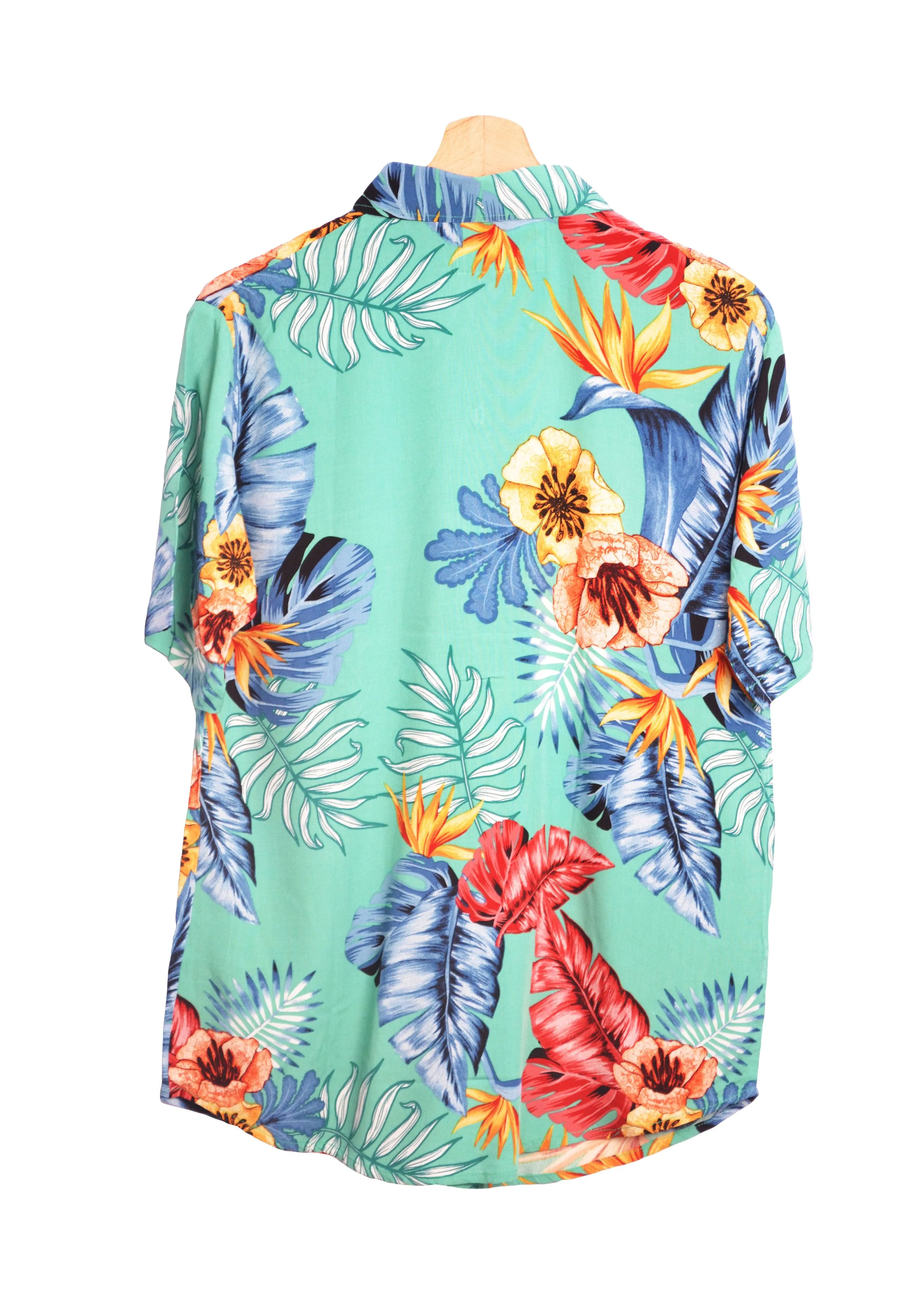 Chemise hawaienne turquoise