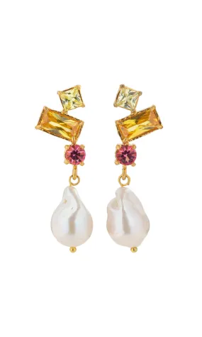 Christie Nicolaides Laia Earrings - Yellow