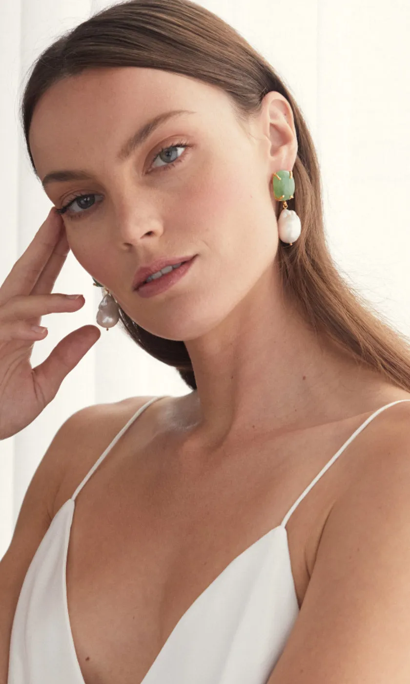 Christie Nicolaides Piccola Earrings - Green