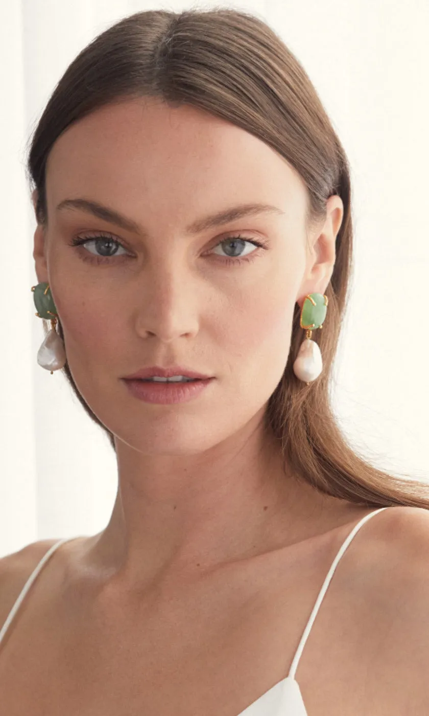 Christie Nicolaides Piccola Earrings - Green