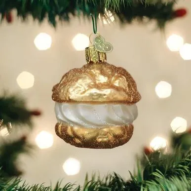 Cream Puff Ornament