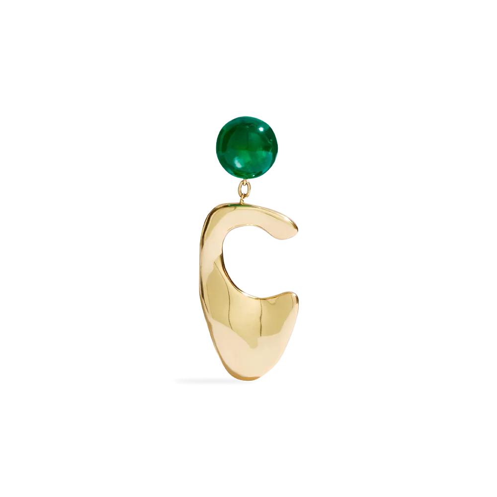 Frankie Green Abstract Earring