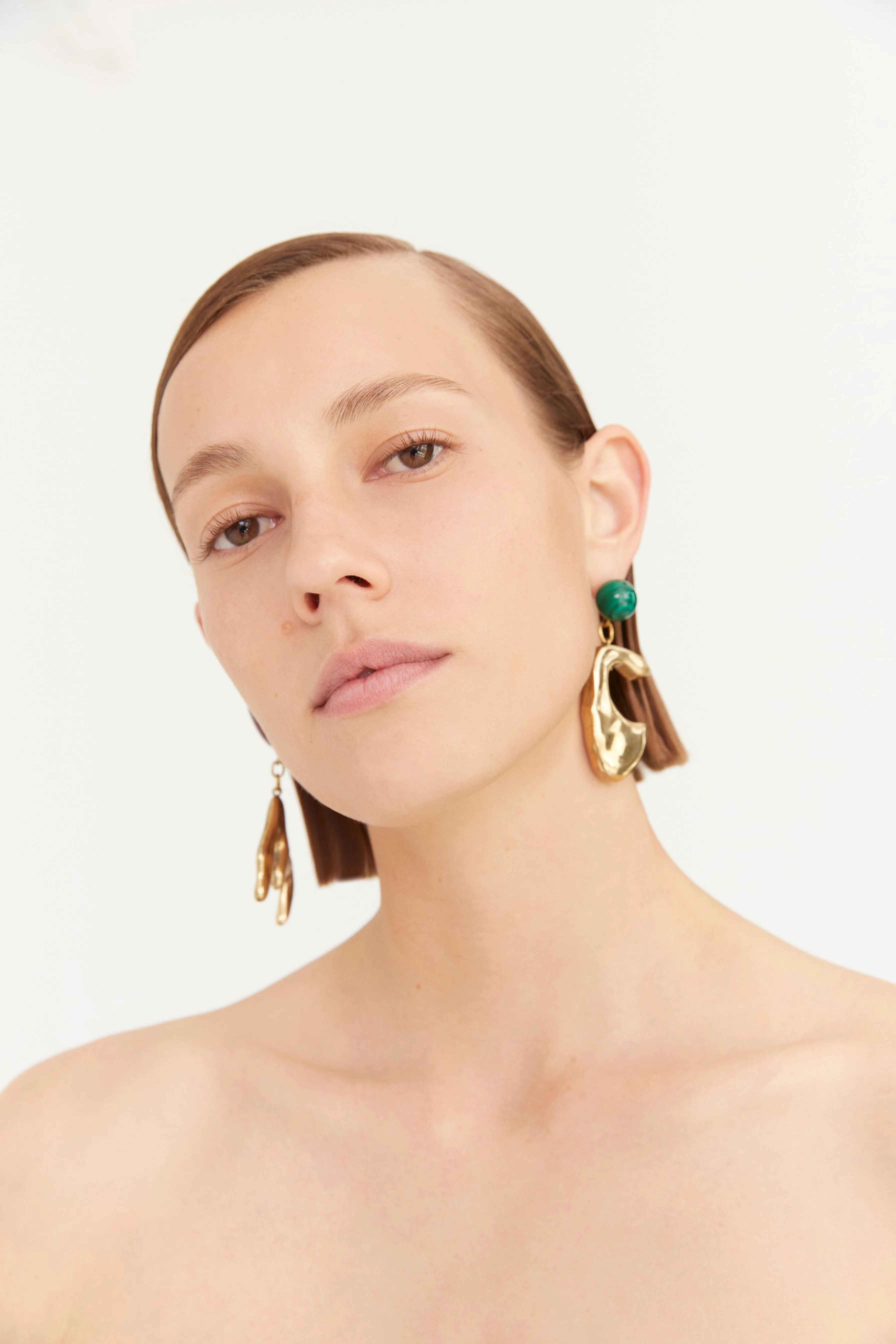 Frankie Green Abstract Earring