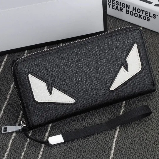 HENGSHENG Men Wallets PU Leather Men Purse Fashion Wallet Clutch Bag Long Male Wallet Hand Bag Card Holder carteira Coin Purses