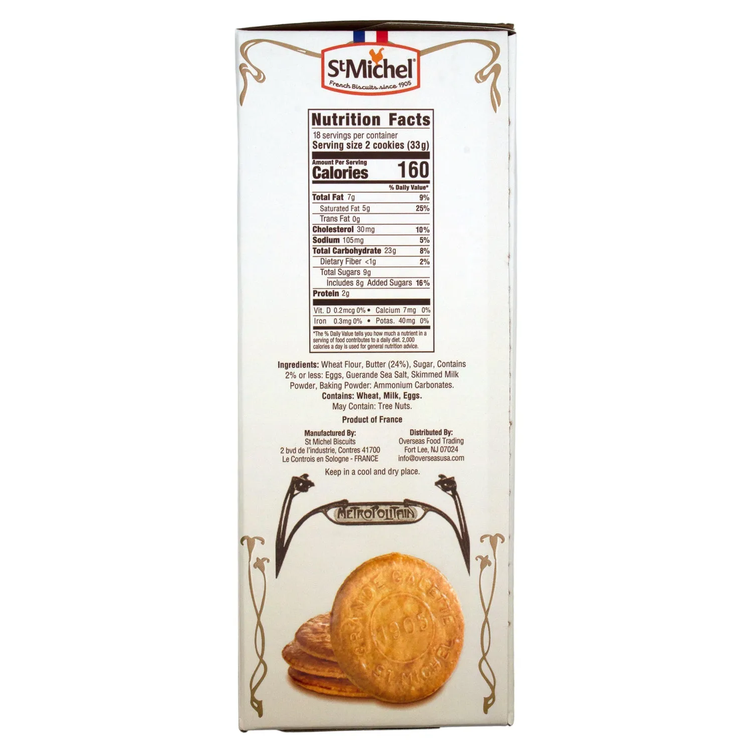 La Grande Galette French Butter Cookies Biscuits