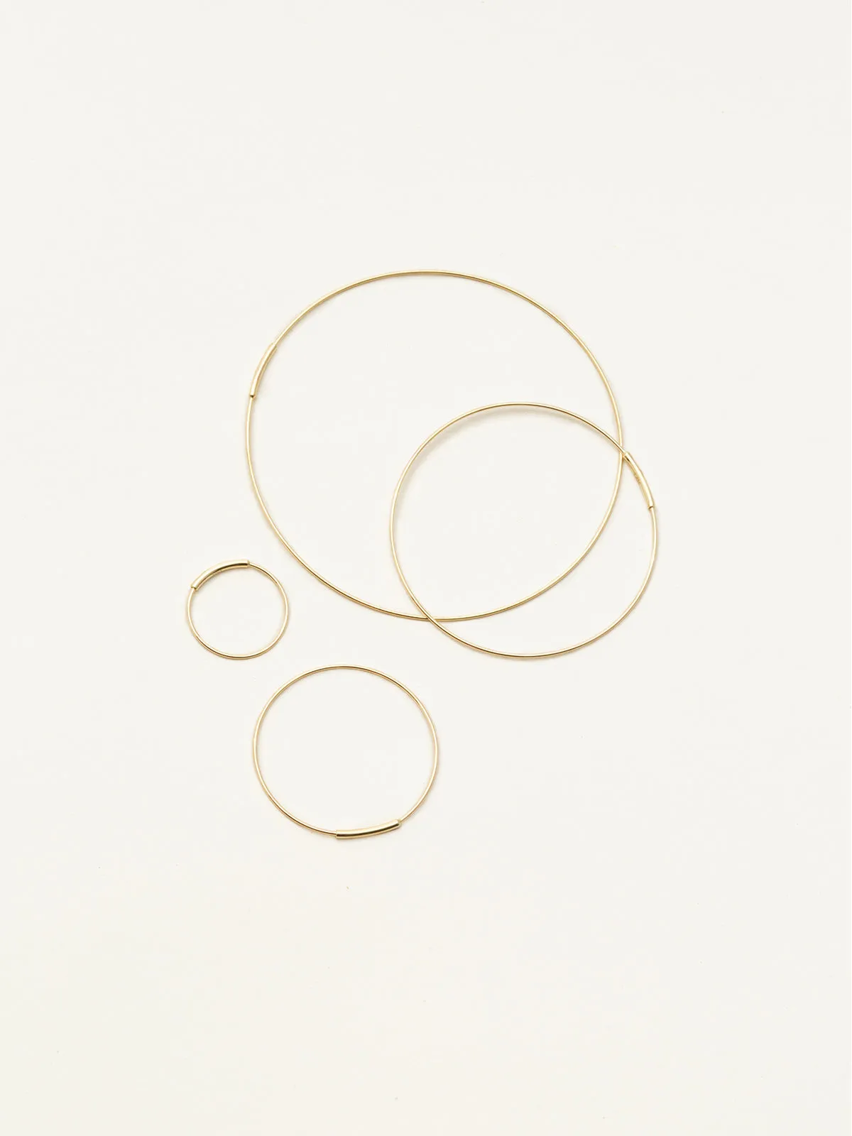 Medium Hoop Earring in 14k Yellow Gold