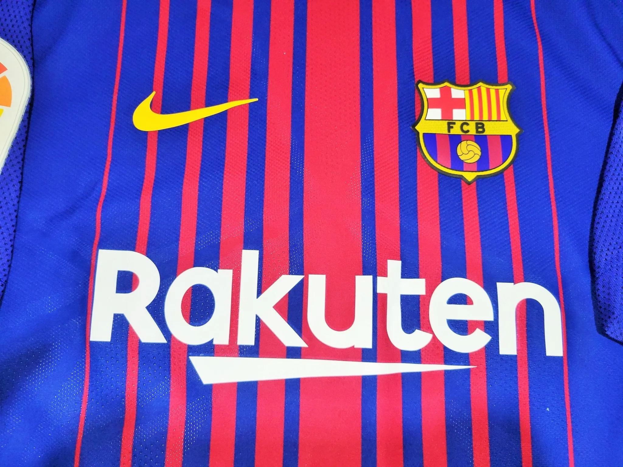 Messi Barcelona Aeroswift 2017 2018 Home PLAYER ISSUE Jersey Shirt XL SKU# 847190-457