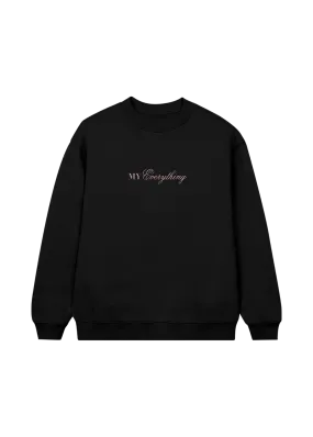 my everything tenth anniversary puff print crewneck