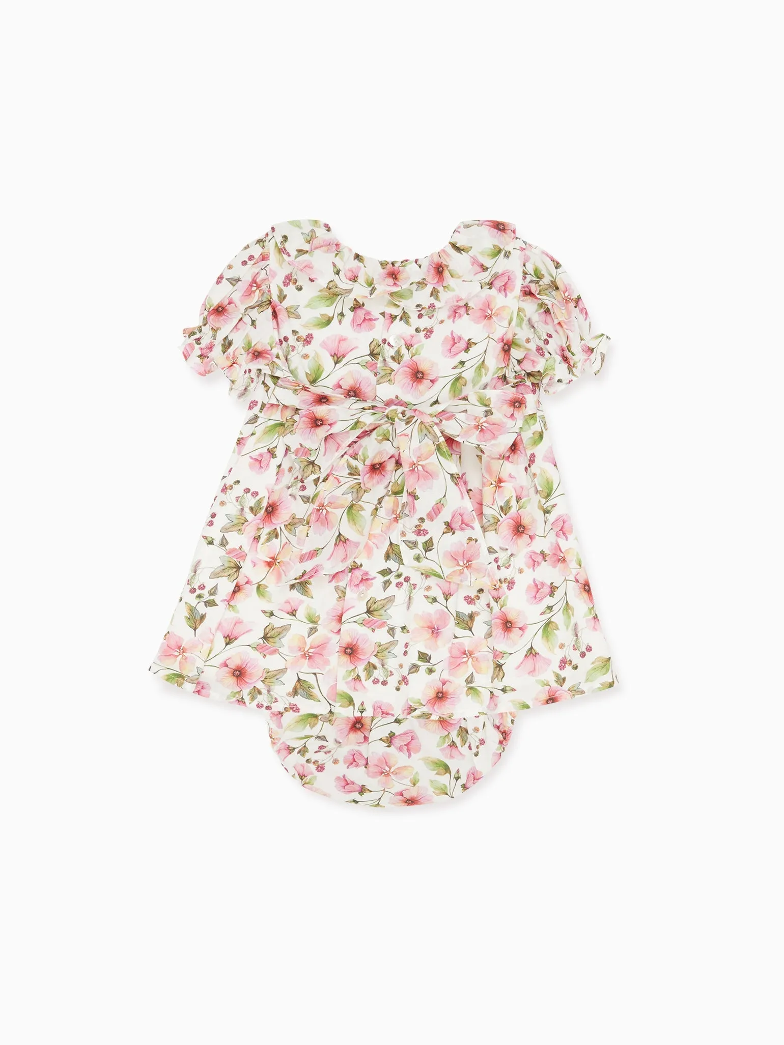 Pink Floral Leana Baby Girl Set