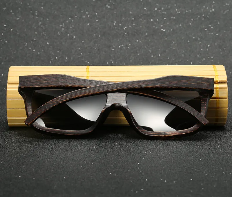 Retro style Wooden Frame Sunglasses