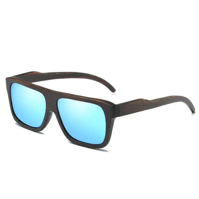 Retro style Wooden Frame Sunglasses