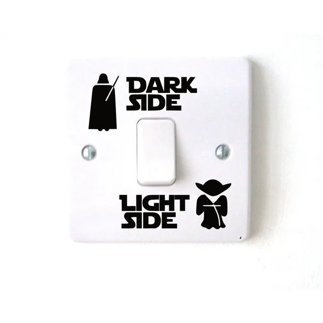 Star Wars Dark & Light Switch Sticker