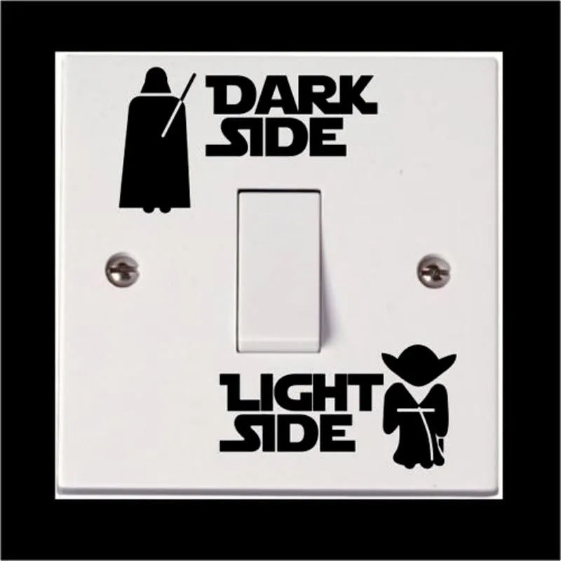 Star Wars Dark & Light Switch Sticker