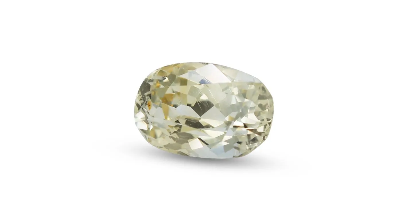 Unheated Yellow Sapphire, 5.59ct